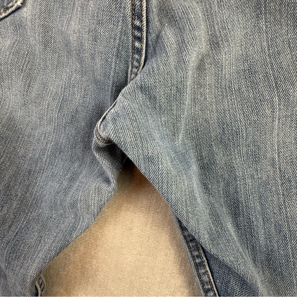 Levis 569 Loose Straight Jeans Mens 36x32 Light Wash Blue Denim 569-0127 - Picture 7 of 10